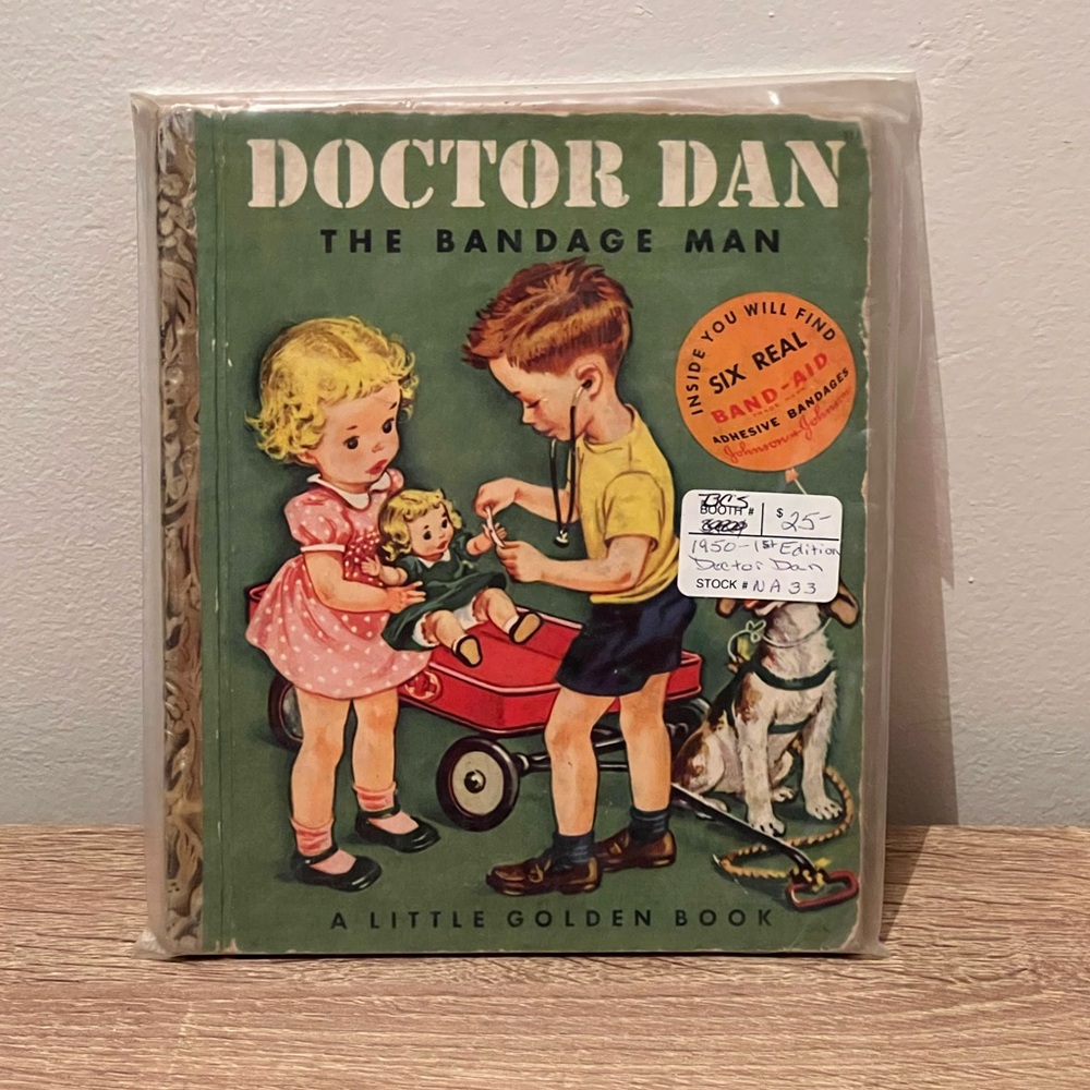1950 Doctor Dan the Bandage Man 1st Edition Little Golden Book
